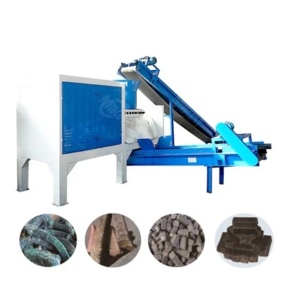 Drukte brikettenmachine voor biomassa